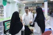 حضور شهردار منطقه 6 ناحیه ۳ و مدیر معاونت غذا و دارو در داروخانه 13 آبان به مناسبت روز داروساز